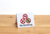 20pk No Smoking "All Devices" Table Tents