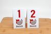 Custom Printed Tall Table Numbers