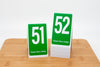 Tall Green Table Numbers