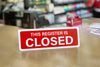 Register Closed Sign Retail Register Sign