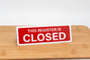 Register Close. Sign Register Closed Signs | City Grafx