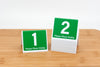 Standard Green Table Numbers