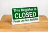 Register Close. Sign Register Closed Signs | City Grafx