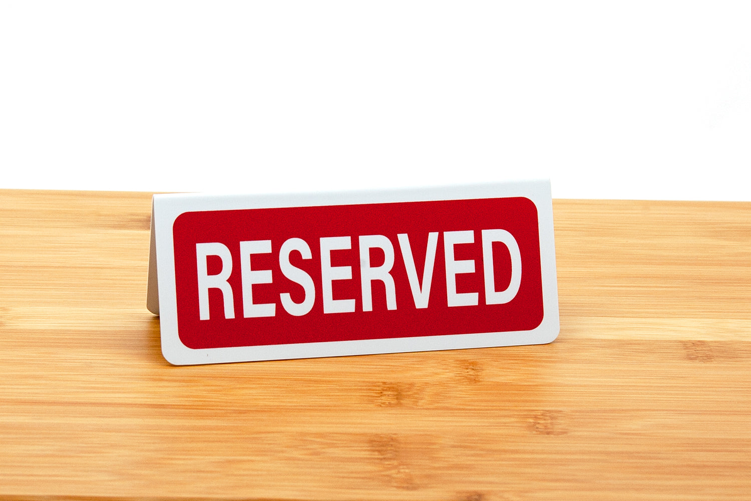 Small Reserved Signs - Red | City Grafx