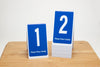 Tall Blue Table Numbers